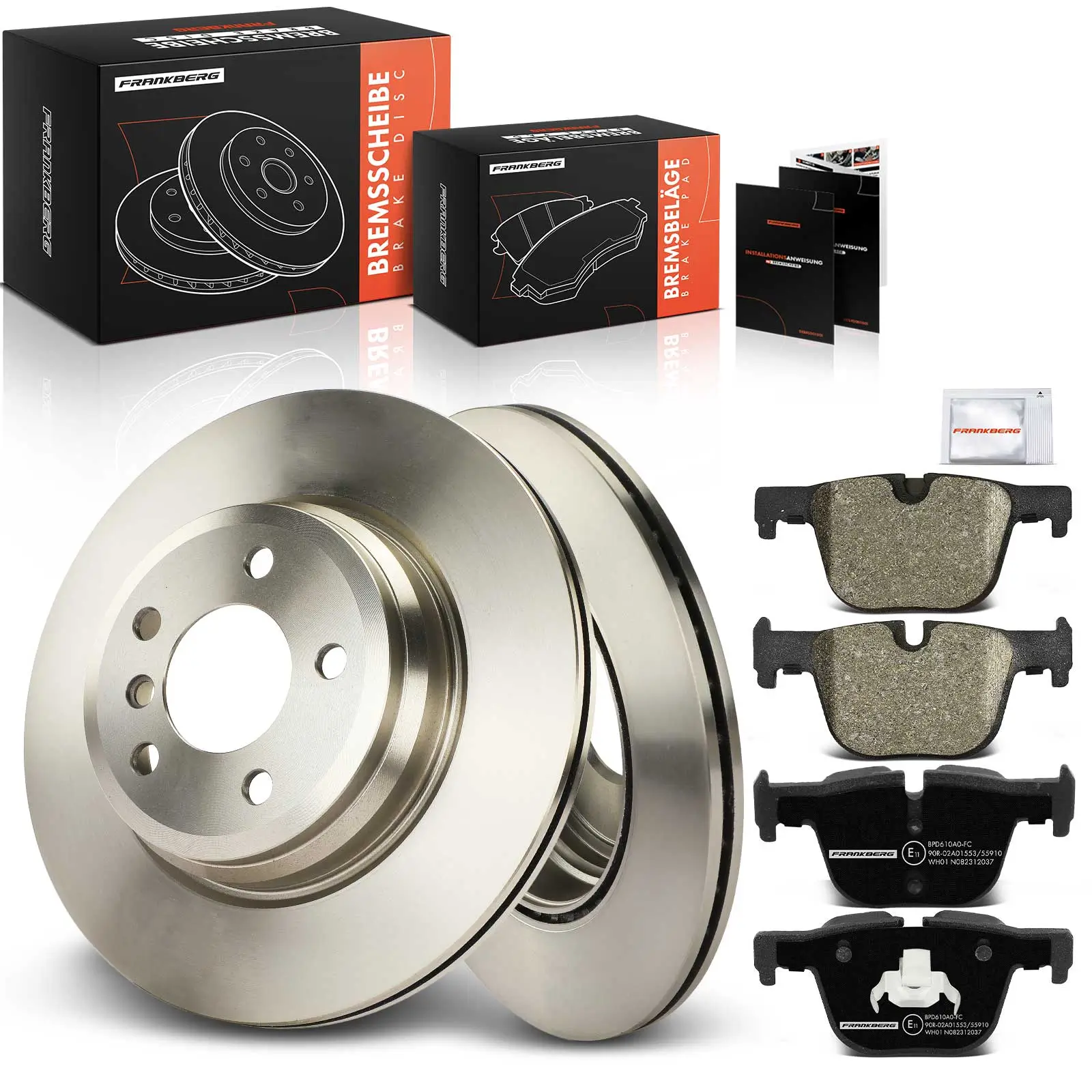 Bremsensatz, Scheibenbremse Hinterachse Frankberg 5481FB0033569