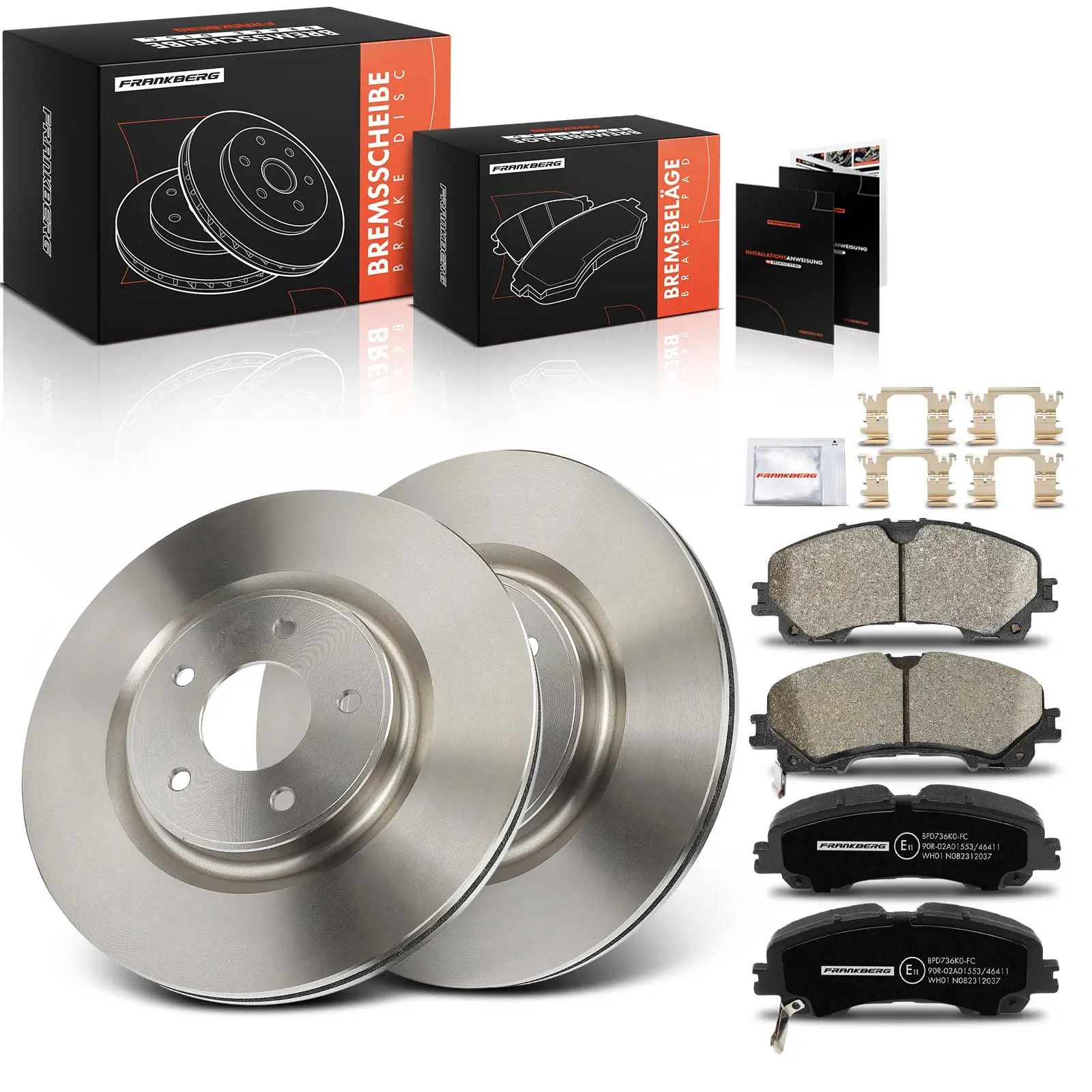 Bremsensatz, Scheibenbremse Vorderachse Frankberg 5481FB0033570