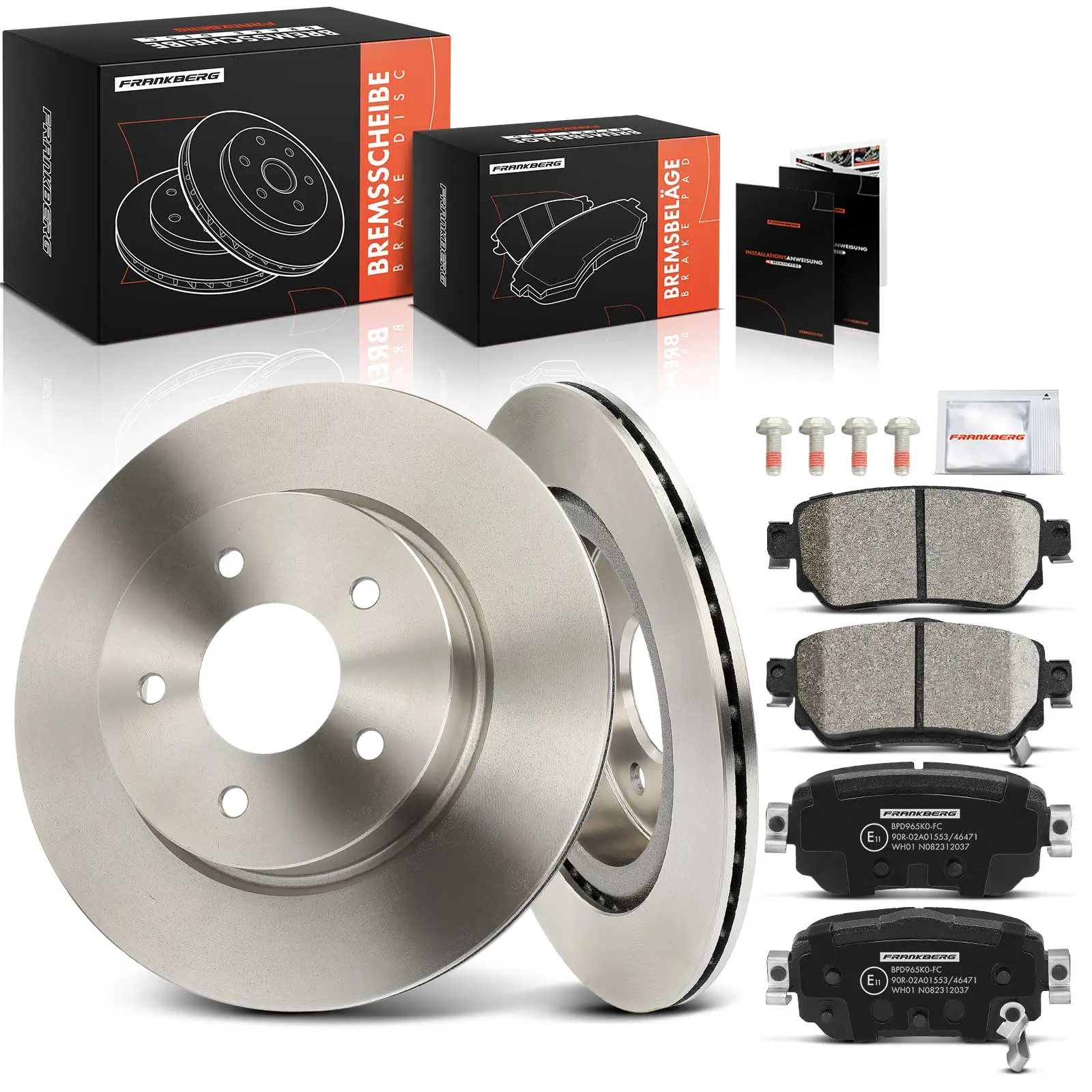 Bremsensatz, Scheibenbremse Hinterachse Frankberg 5481FB0033571