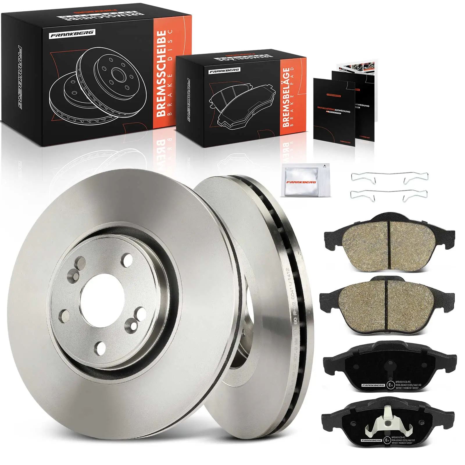 Bremsensatz, Scheibenbremse Vorderachse Frankberg 5481FB0033578