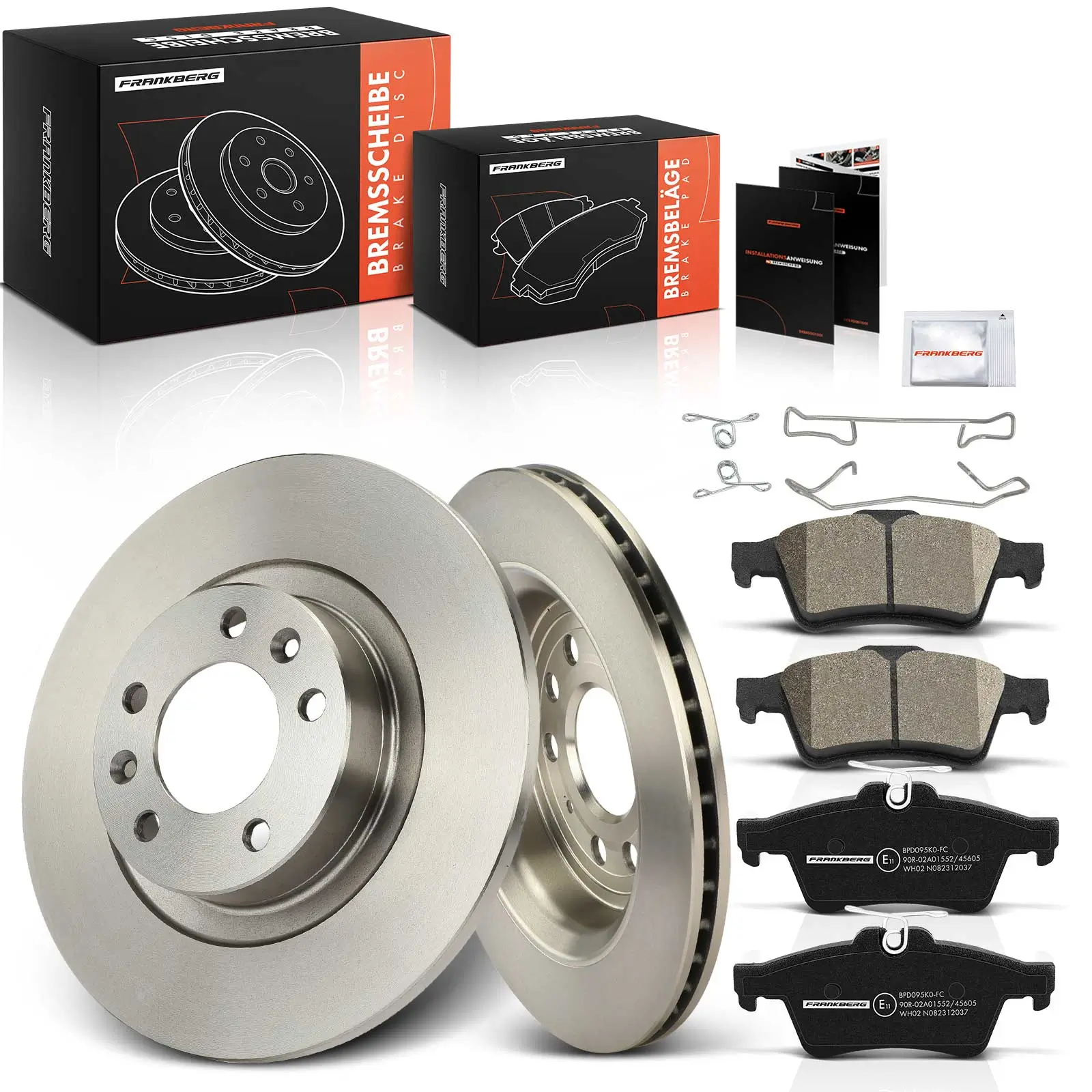 Bremsensatz, Scheibenbremse Hinterachse Frankberg 5481FB0033580