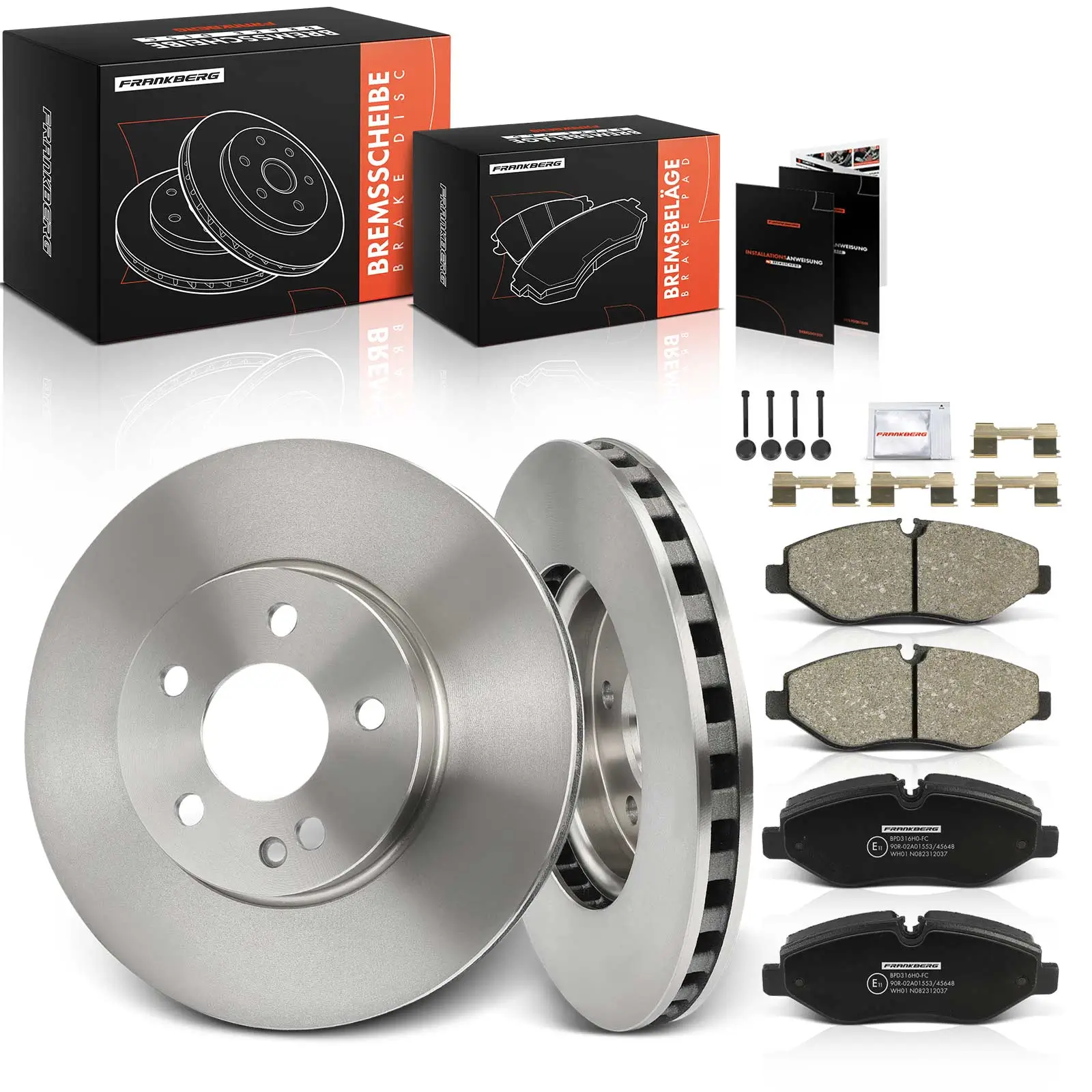 Bremsensatz, Scheibenbremse Vorderachse Frankberg 5481FB0033581