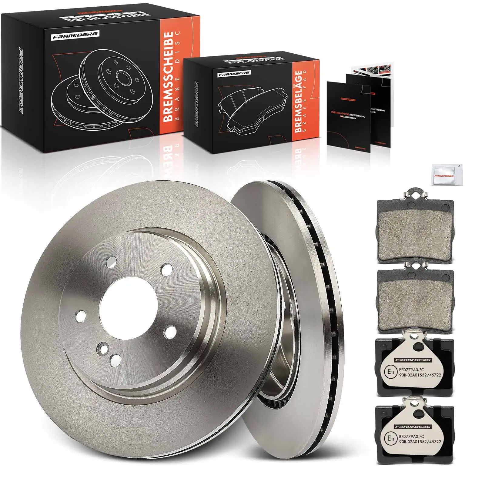 Bremsensatz, Scheibenbremse Hinterachse Frankberg 5481FB0033583