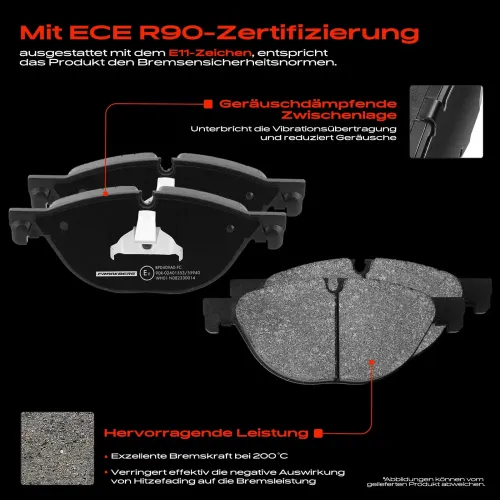 Bremsensatz, Scheibenbremse Vorderachse Frankberg 5481FB0033585 Bild Bremsensatz, Scheibenbremse Vorderachse Frankberg 5481FB0033585