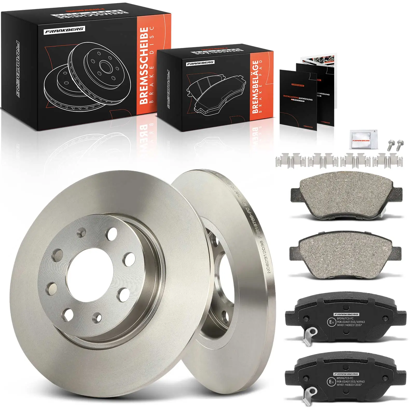 Bremsensatz, Scheibenbremse Vorderachse Frankberg 5481FB0033588