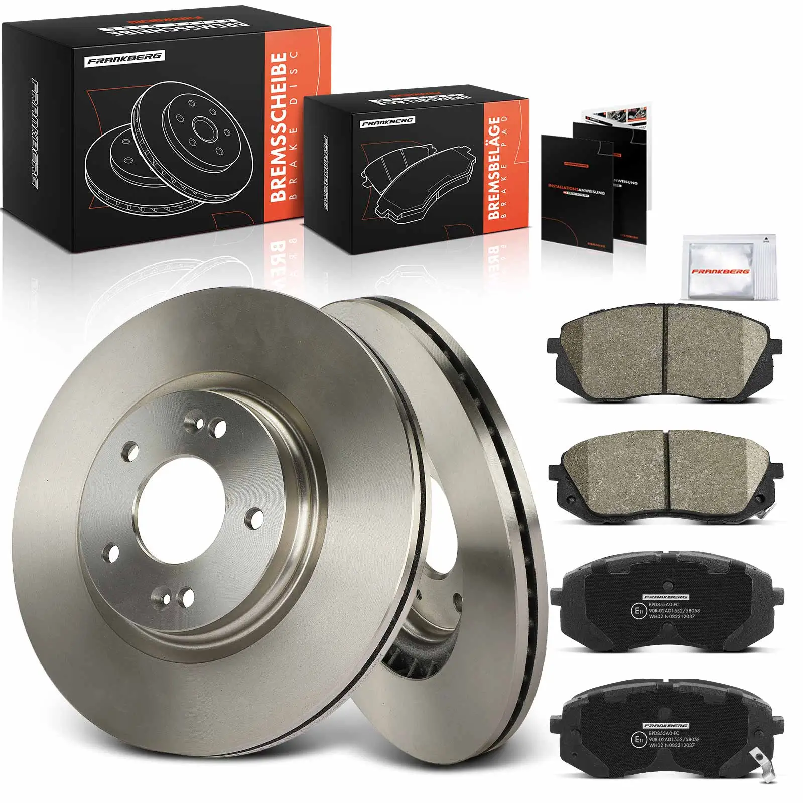 Bremsensatz, Scheibenbremse Vorderachse Frankberg 5481FB0033591