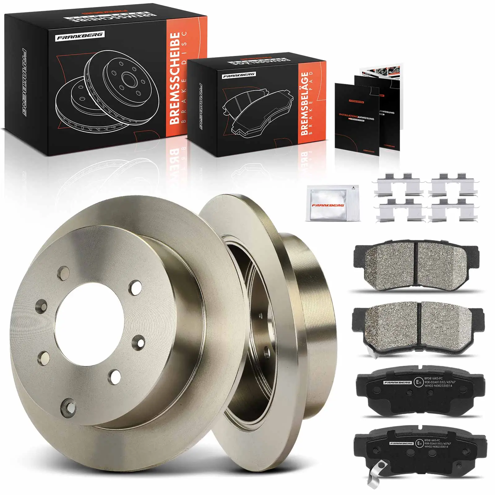 Bremsensatz, Scheibenbremse Hinterachse Frankberg 5481FB0033602