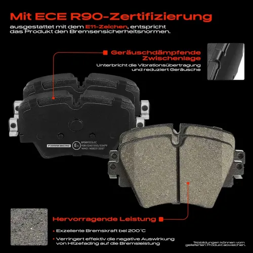 Bremsensatz, Scheibenbremse Vorderachse Frankberg 5481FB0033604 Bild Bremsensatz, Scheibenbremse Vorderachse Frankberg 5481FB0033604