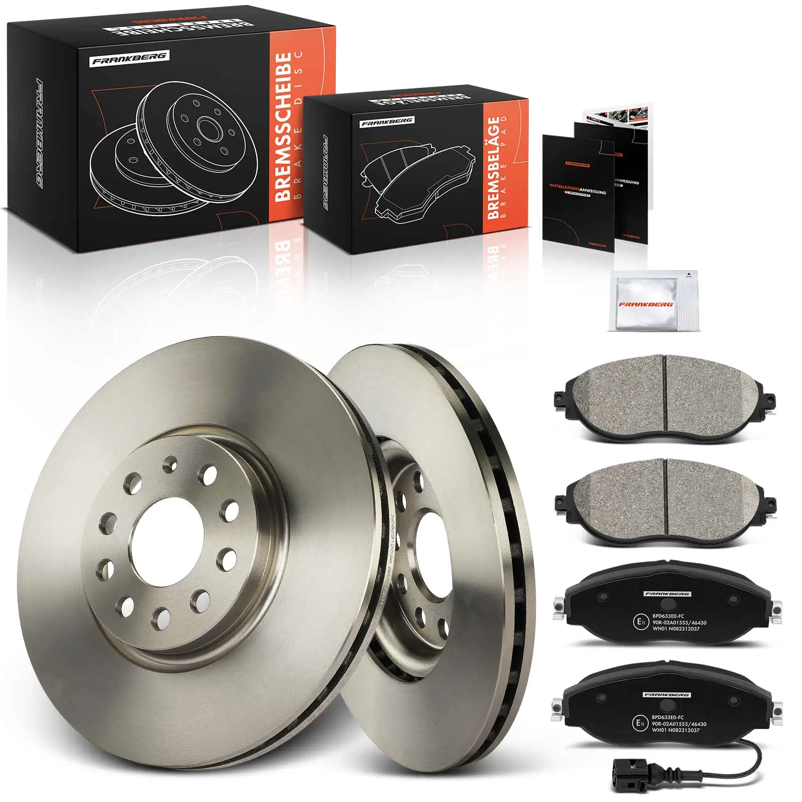 Bremsensatz, Scheibenbremse Vorderachse Frankberg 5481FB0033609