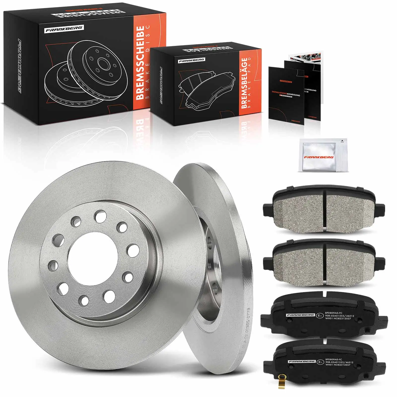 Bremsensatz, Scheibenbremse Hinterachse Frankberg 5481FB0033611