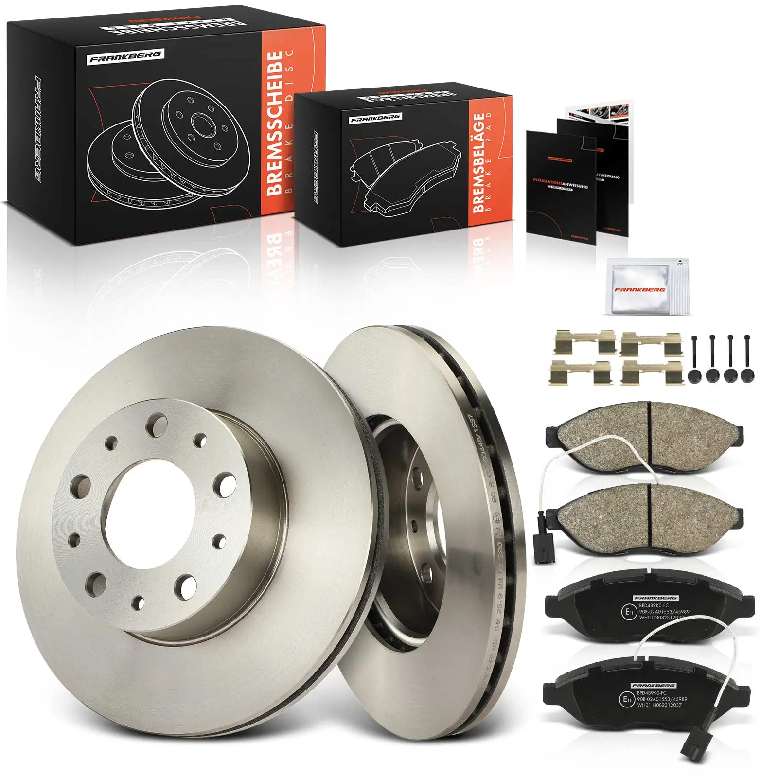 Bremsensatz, Scheibenbremse Vorderachse Frankberg 5481FB0033616