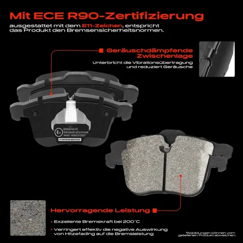 Bremsensatz, Scheibenbremse Vorderachse Frankberg 5481FB0033618 Bild Bremsensatz, Scheibenbremse Vorderachse Frankberg 5481FB0033618