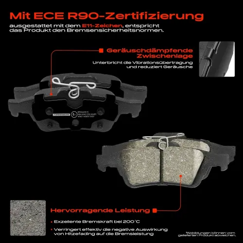 Bremsensatz, Scheibenbremse Hinterachse Frankberg 5481FB0033629 Bild Bremsensatz, Scheibenbremse Hinterachse Frankberg 5481FB0033629