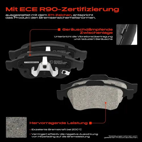 Bremsensatz, Scheibenbremse Vorderachse Frankberg 5481FB0033630 Bild Bremsensatz, Scheibenbremse Vorderachse Frankberg 5481FB0033630