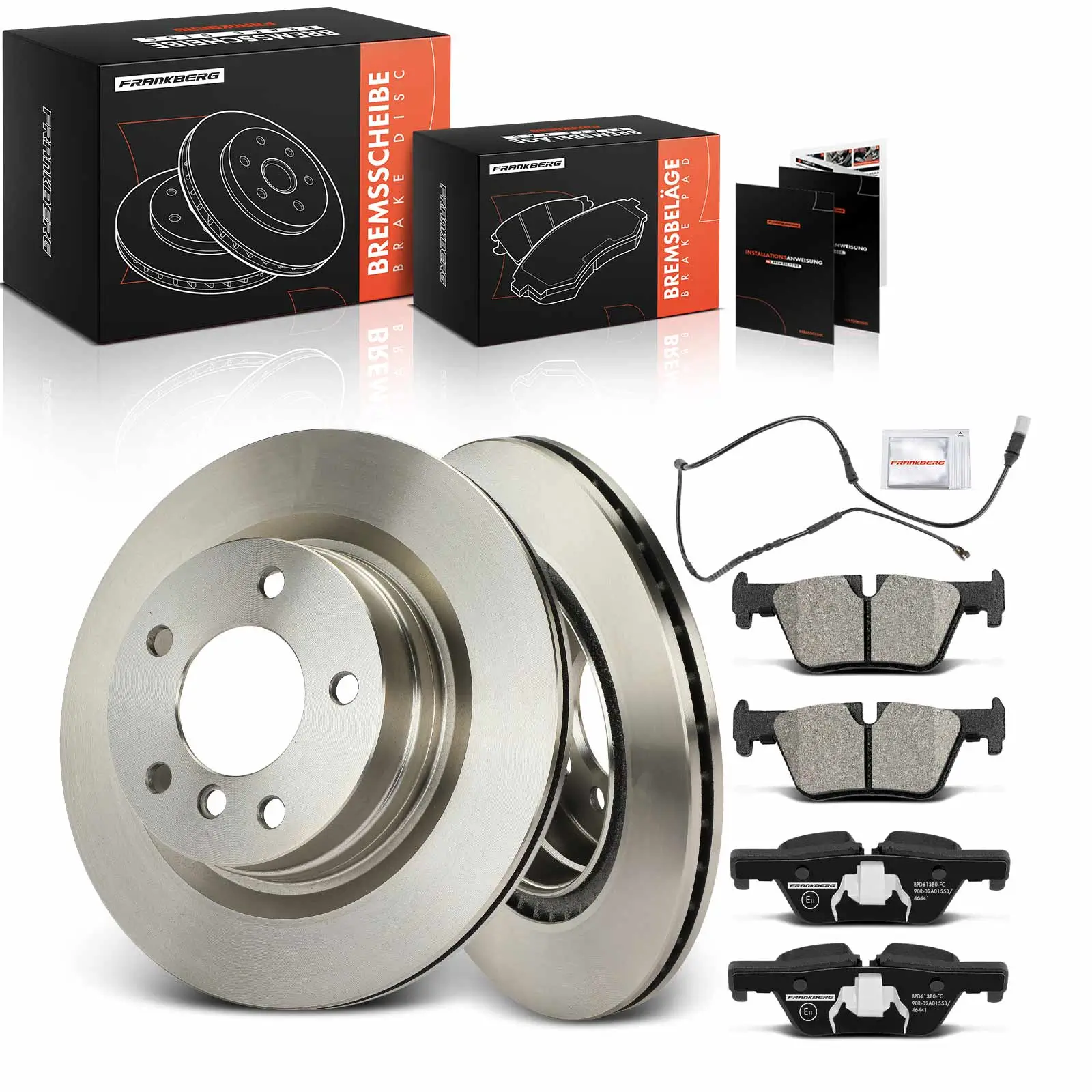 Bremsensatz, Scheibenbremse Hinterachse Frankberg 5481FB0033636