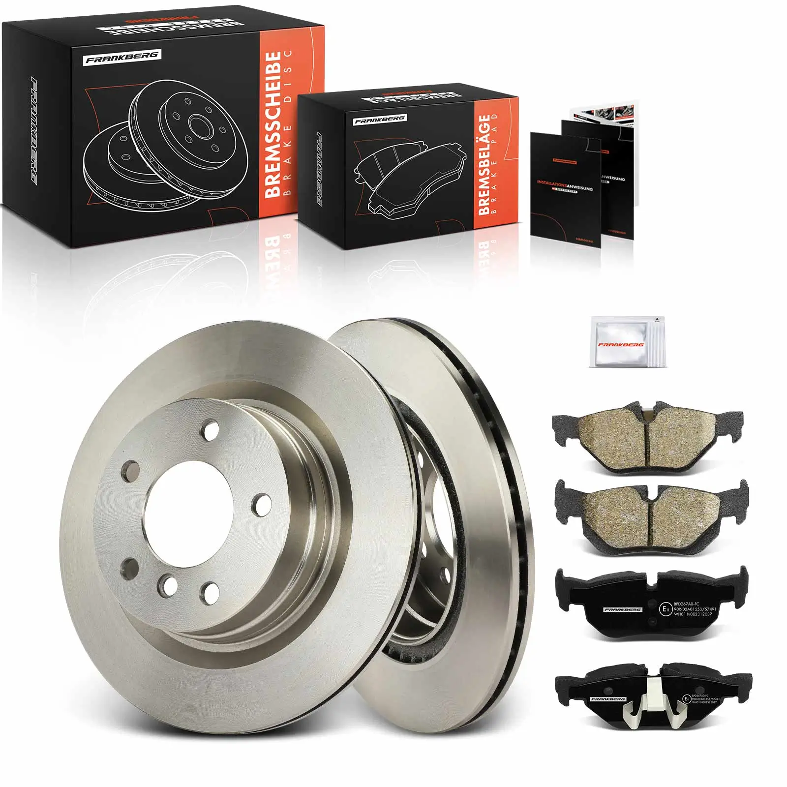 Bremsensatz, Scheibenbremse Hinterachse Frankberg 5481FB0033637