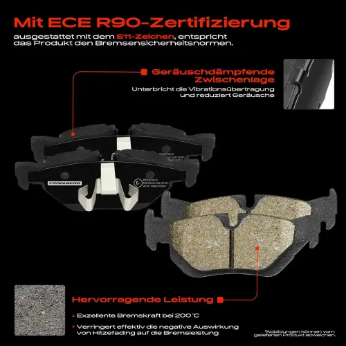 Bremsensatz, Scheibenbremse Hinterachse Frankberg 5481FB0033637 Bild Bremsensatz, Scheibenbremse Hinterachse Frankberg 5481FB0033637