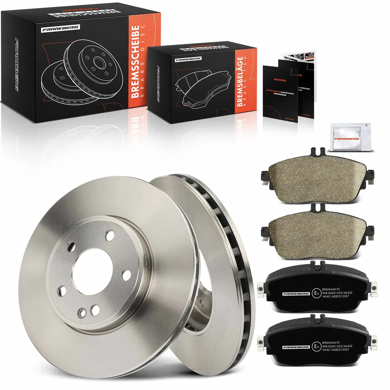 Bremsensatz, Scheibenbremse Vorderachse Frankberg 5481FB0033642