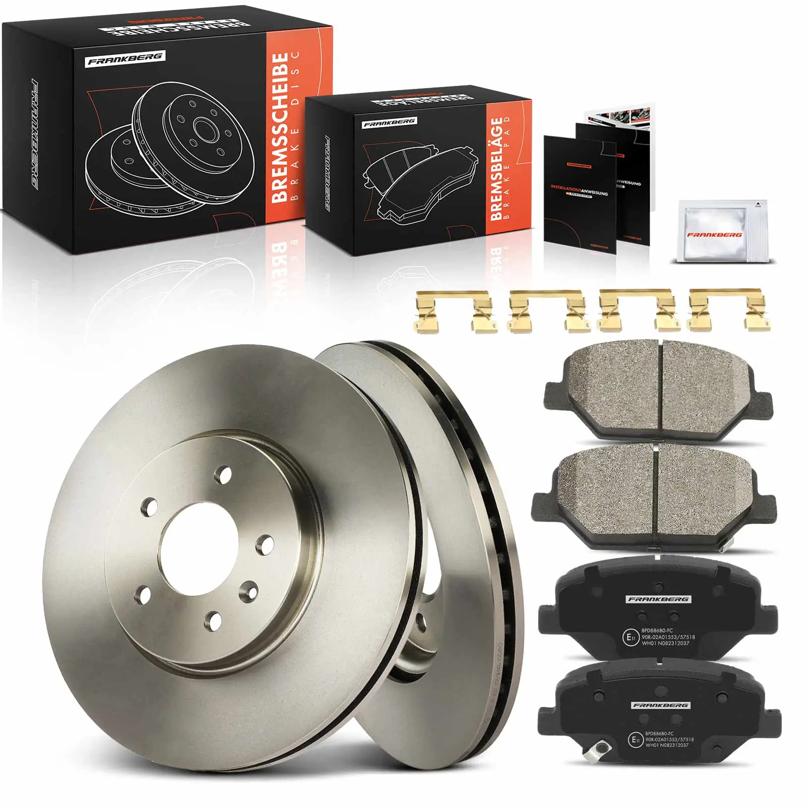 Bremsensatz, Scheibenbremse Vorderachse Frankberg 5481FB0033643