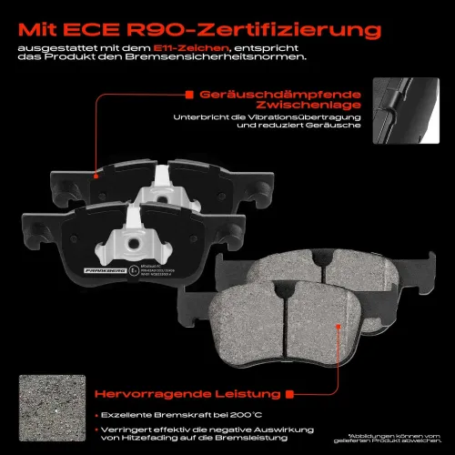 Bremsensatz, Scheibenbremse Vorderachse Frankberg 5481FB0033648 Bild Bremsensatz, Scheibenbremse Vorderachse Frankberg 5481FB0033648