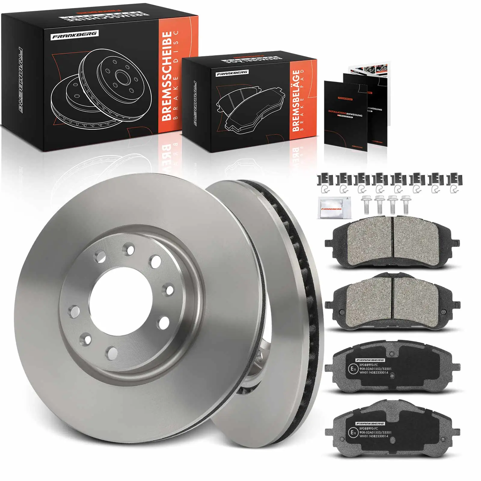 Bremsensatz, Scheibenbremse Vorderachse Frankberg 5481FB0033649