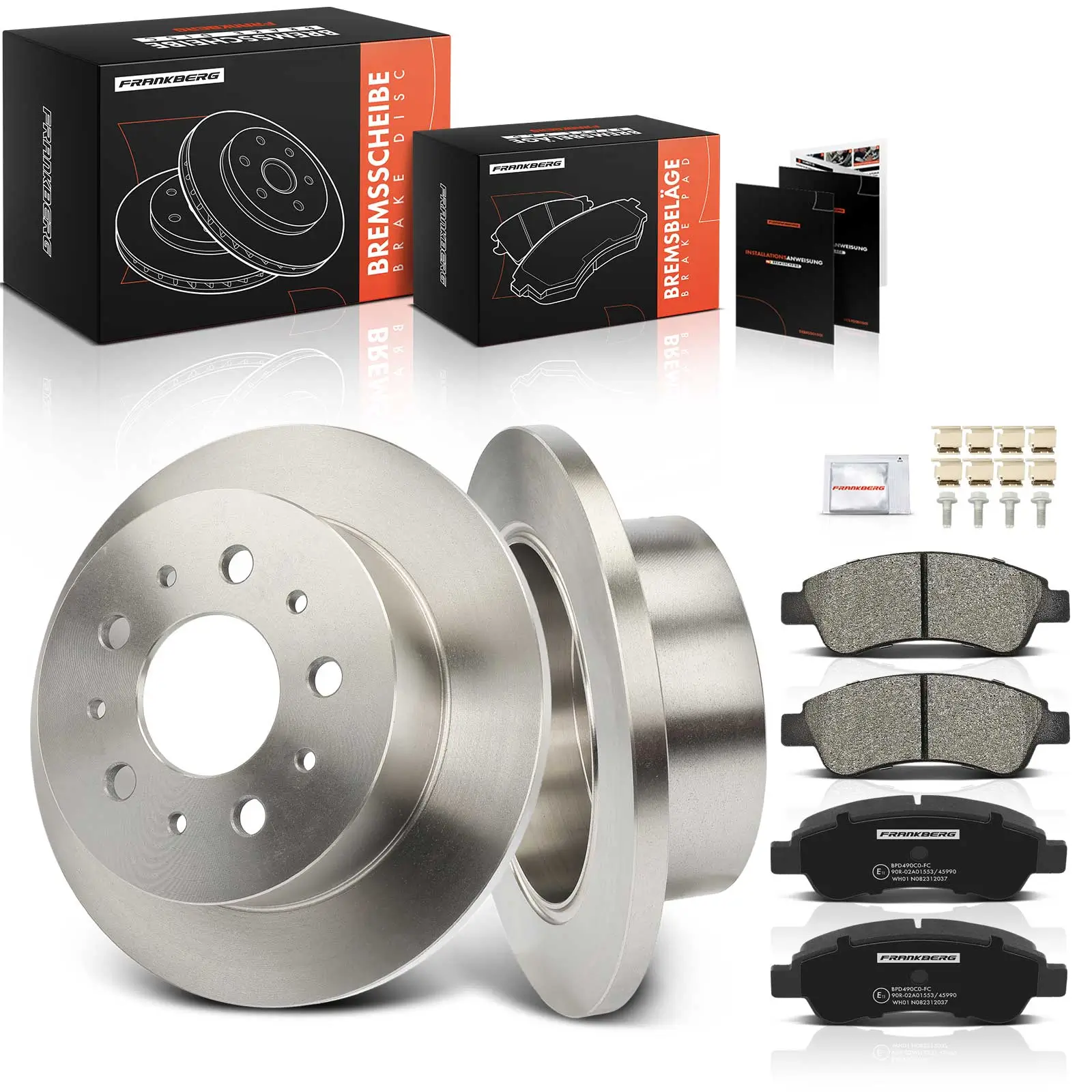 Bremsensatz, Scheibenbremse Hinterachse Frankberg 5481FB0033660