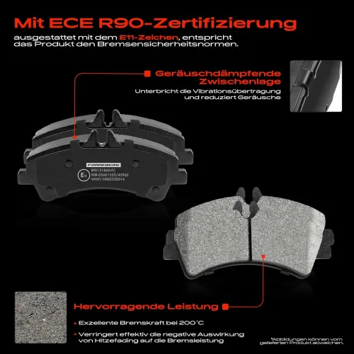 Bremsensatz, Scheibenbremse Hinterachse Frankberg 5481FB0033663 Bild Bremsensatz, Scheibenbremse Hinterachse Frankberg 5481FB0033663