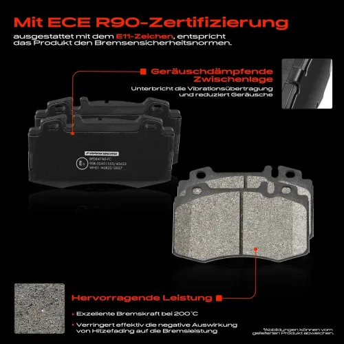 Bremsensatz, Scheibenbremse Vorderachse Frankberg 5481FB0033664 Bild Bremsensatz, Scheibenbremse Vorderachse Frankberg 5481FB0033664
