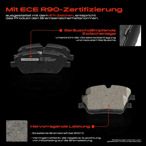 Bremsensatz, Scheibenbremse Vorderachse Frankberg 5481FB0033675 Bild Bremsensatz, Scheibenbremse Vorderachse Frankberg 5481FB0033675