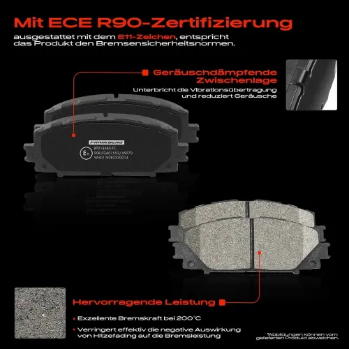 Bremsensatz, Scheibenbremse Vorderachse Frankberg 5481FB0033679 Bild Bremsensatz, Scheibenbremse Vorderachse Frankberg 5481FB0033679