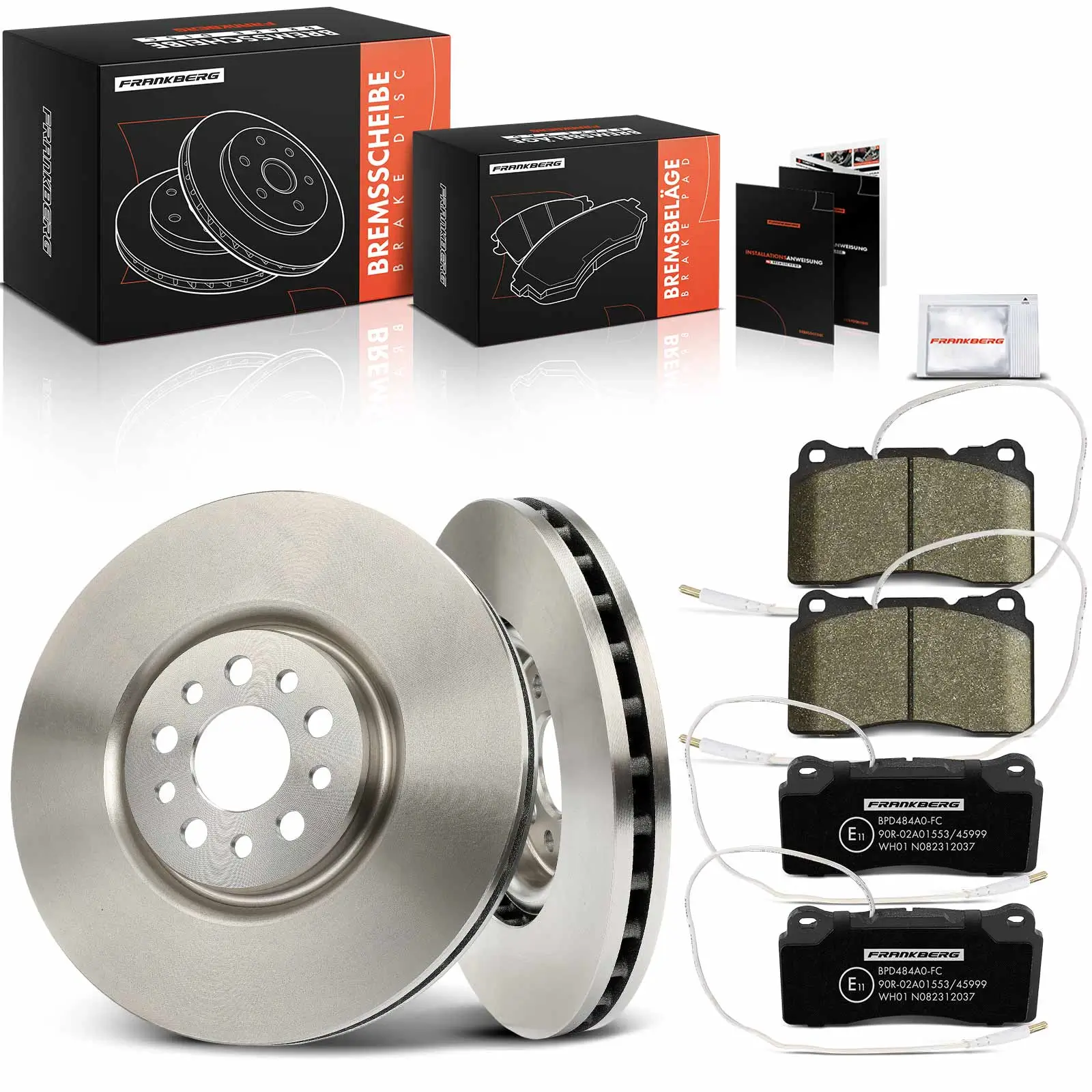 Bremsensatz, Scheibenbremse Vorderachse Frankberg 5481FB0033683