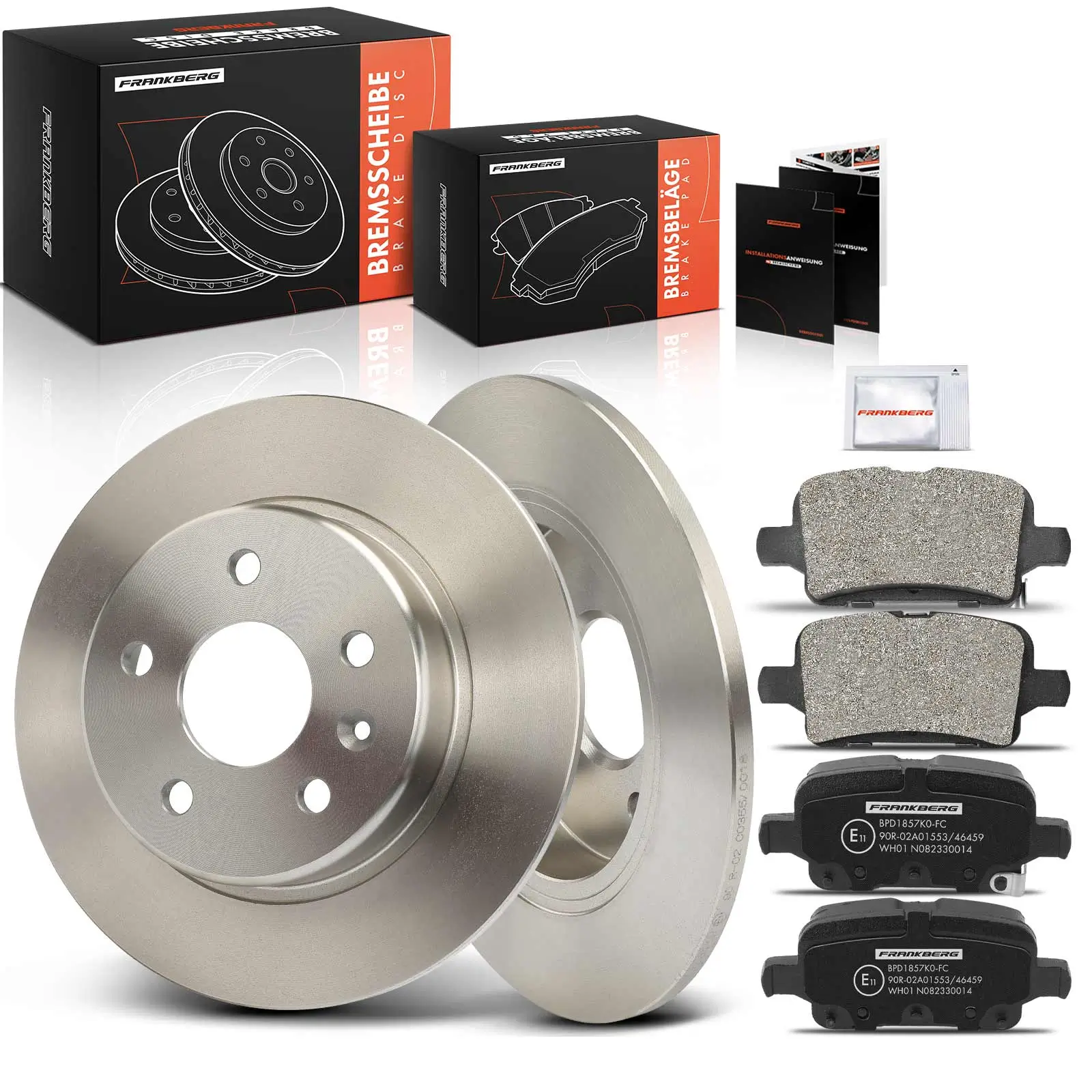 Bremsensatz, Scheibenbremse Hinterachse Frankberg 5481FB0033691