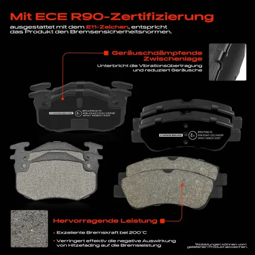 Bremsensatz, Scheibenbremse Vorderachse Hinterachse Frankberg 5481FB0033692 Bild Bremsensatz, Scheibenbremse Vorderachse Hinterachse Frankberg 5481FB0033692