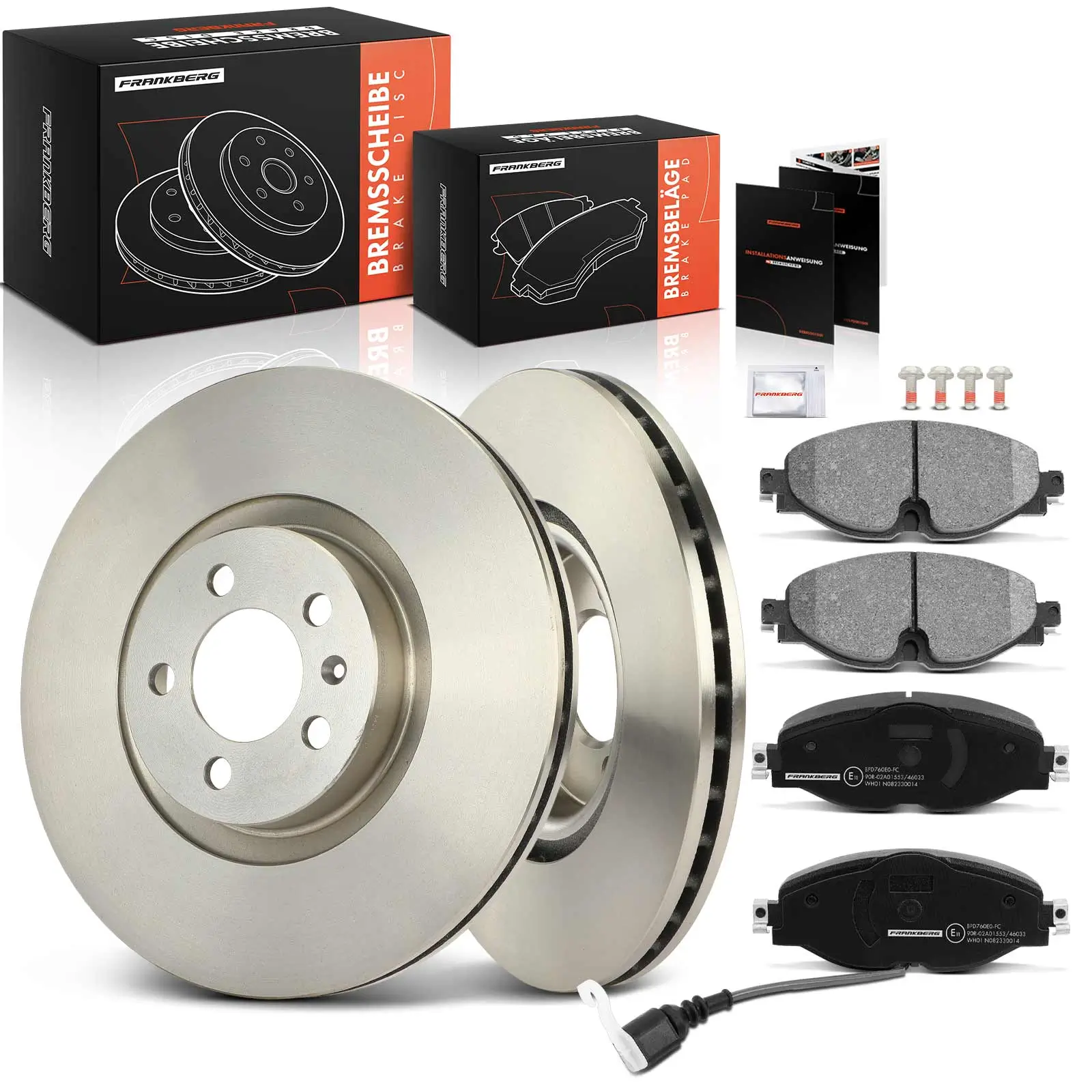 Bremsensatz, Scheibenbremse Vorderachse Frankberg 5481FB0033694