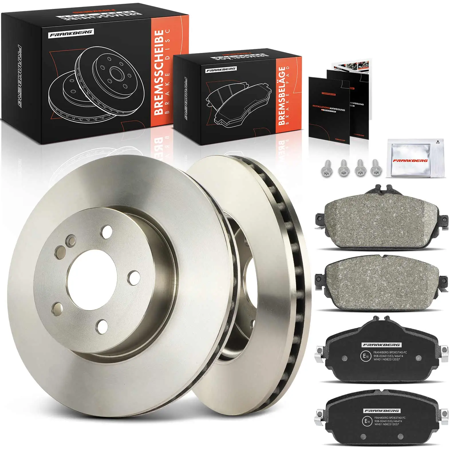 Bremsensatz, Scheibenbremse Vorderachse Frankberg 5481FB0033705