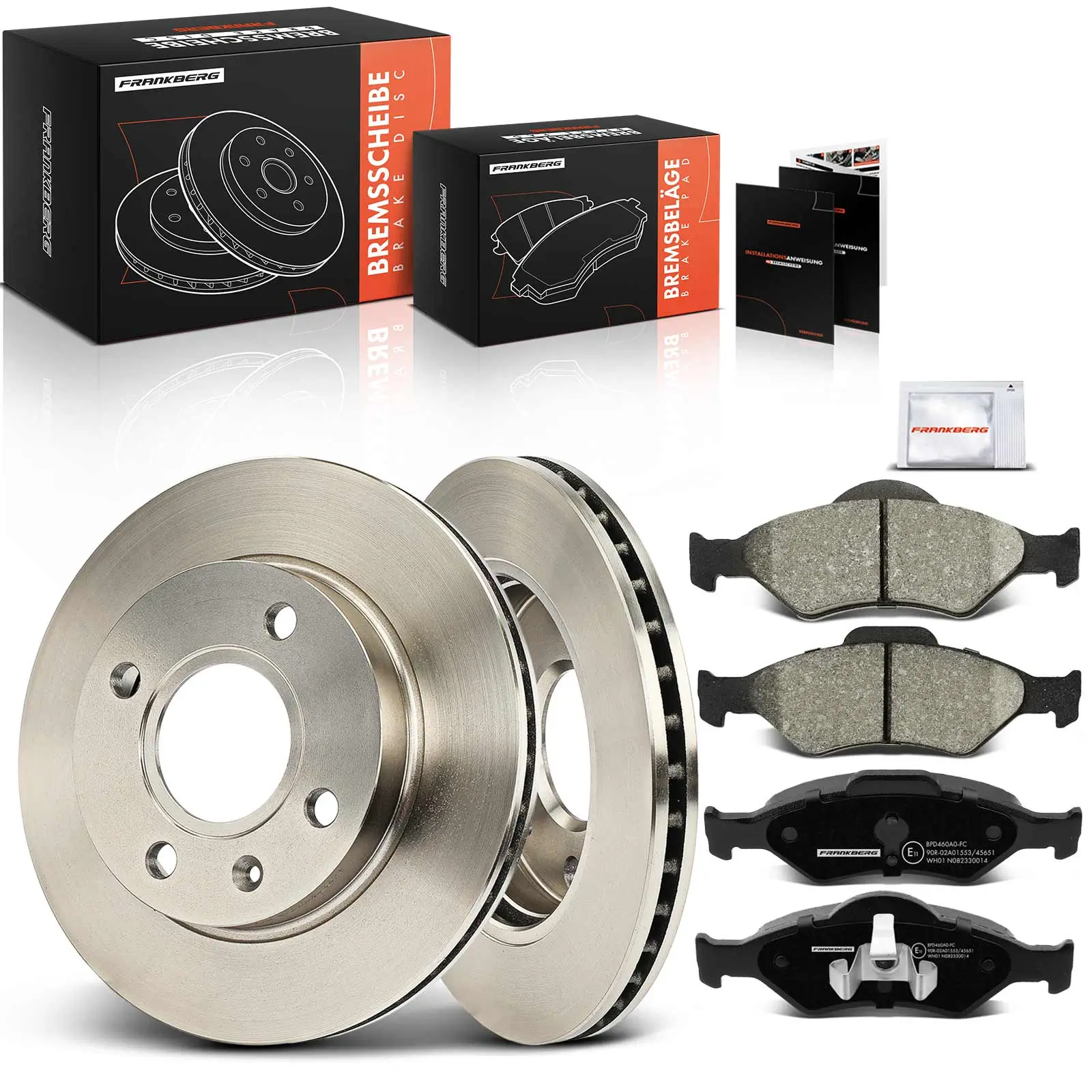 Bremsensatz, Scheibenbremse Vorderachse Frankberg 5481FB0033707