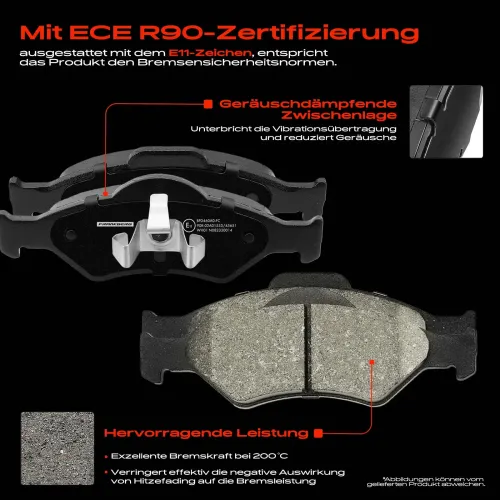 Bremsensatz, Scheibenbremse Vorderachse Frankberg 5481FB0033707 Bild Bremsensatz, Scheibenbremse Vorderachse Frankberg 5481FB0033707