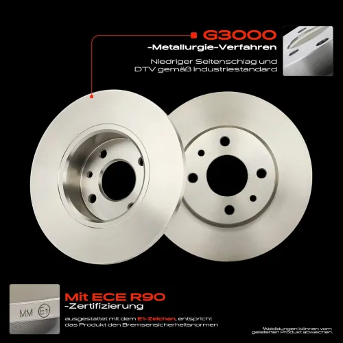 Bremsscheibe Hinterachse Frankberg 5481FB0033727 Bild Bremsscheibe Hinterachse Frankberg 5481FB0033727