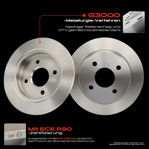 Bremsscheibe Hinterachse Frankberg 5481FB0033747 Bild Bremsscheibe Hinterachse Frankberg 5481FB0033747