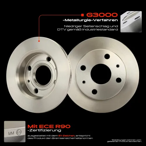 Bremsscheibe Vorderachse Frankberg 5481FB0033773 Bild Bremsscheibe Vorderachse Frankberg 5481FB0033773