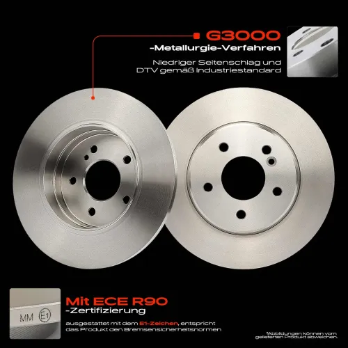 Bremsscheibe Hinterachse Frankberg 5481FB0033778 Bild Bremsscheibe Hinterachse Frankberg 5481FB0033778