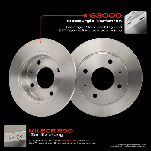 Bremsscheibe Hinterachse Frankberg 5481FB0033785 Bild Bremsscheibe Hinterachse Frankberg 5481FB0033785