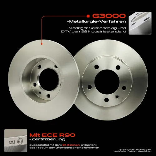 Bremsscheibe Hinterachse Frankberg 5481FB0033787 Bild Bremsscheibe Hinterachse Frankberg 5481FB0033787