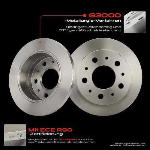 Bremsscheibe Hinterachse Frankberg 5481FB0033789 Bild Bremsscheibe Hinterachse Frankberg 5481FB0033789