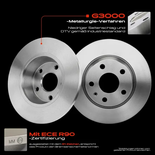 Bremsscheibe Hinterachse Frankberg 5481FB0033841 Bild Bremsscheibe Hinterachse Frankberg 5481FB0033841