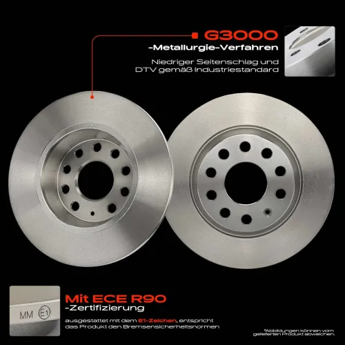 Bremsscheibe Hinterachse Frankberg 5481FB0033866 Bild Bremsscheibe Hinterachse Frankberg 5481FB0033866