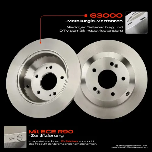 Bremsscheibe Hinterachse Frankberg 5481FB0033879 Bild Bremsscheibe Hinterachse Frankberg 5481FB0033879