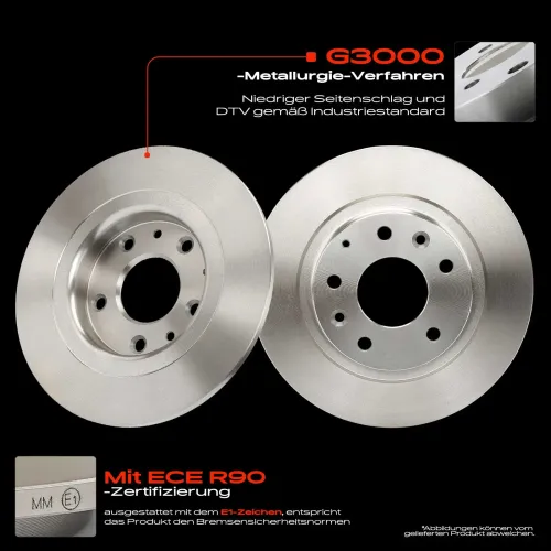 Bremsscheibe Hinterachse Frankberg 5481FB0033897 Bild Bremsscheibe Hinterachse Frankberg 5481FB0033897