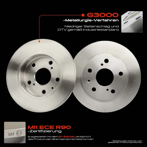 Bremsscheibe Hinterachse Frankberg 5481FB0033900 Bild Bremsscheibe Hinterachse Frankberg 5481FB0033900