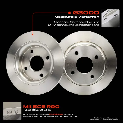 Bremsscheibe Hinterachse Frankberg 5481FB0033916 Bild Bremsscheibe Hinterachse Frankberg 5481FB0033916